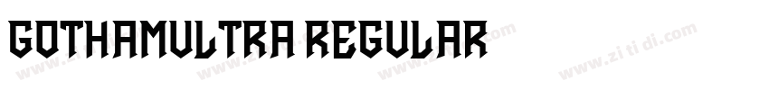 GothamUltra Regular字体转换